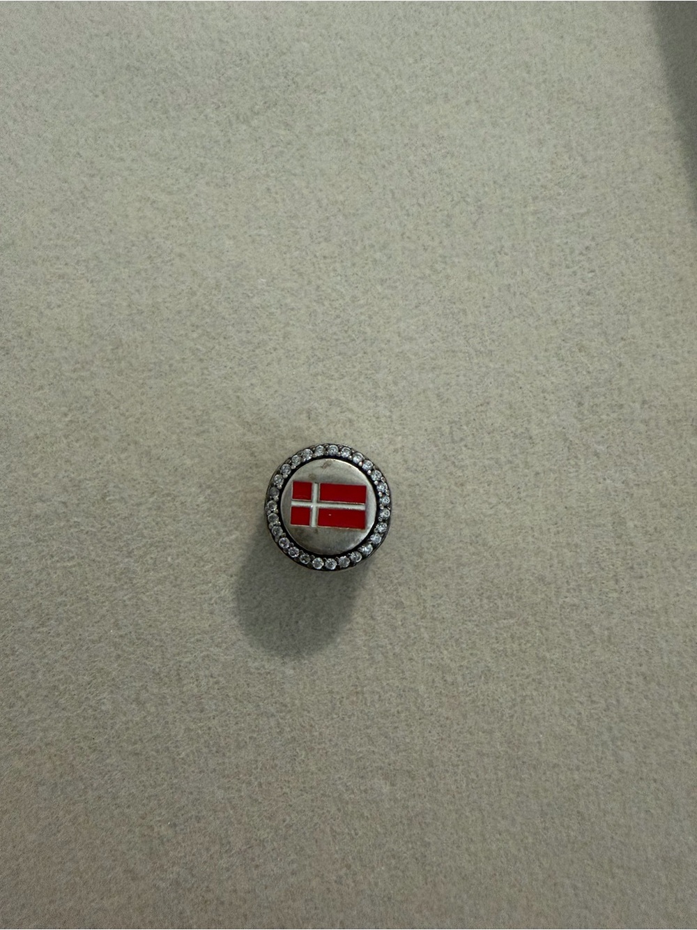 Danish Flag Charm fits Pandora